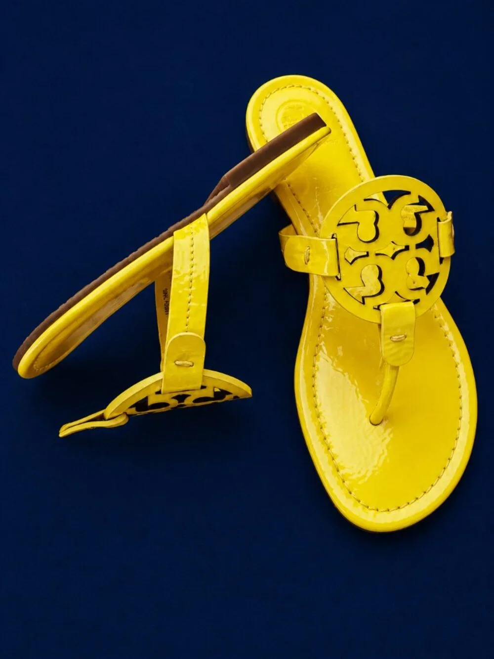 NEW IN BOX Tory Burch Miller Sandals in Limone